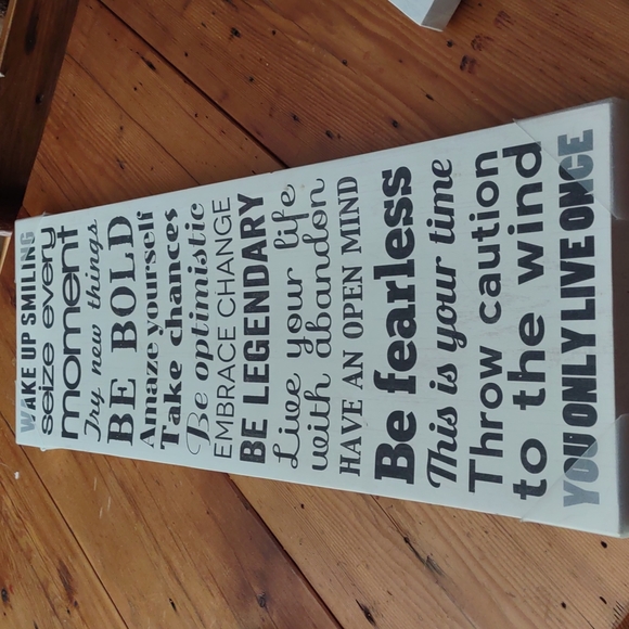 Canvas Sign for decorating